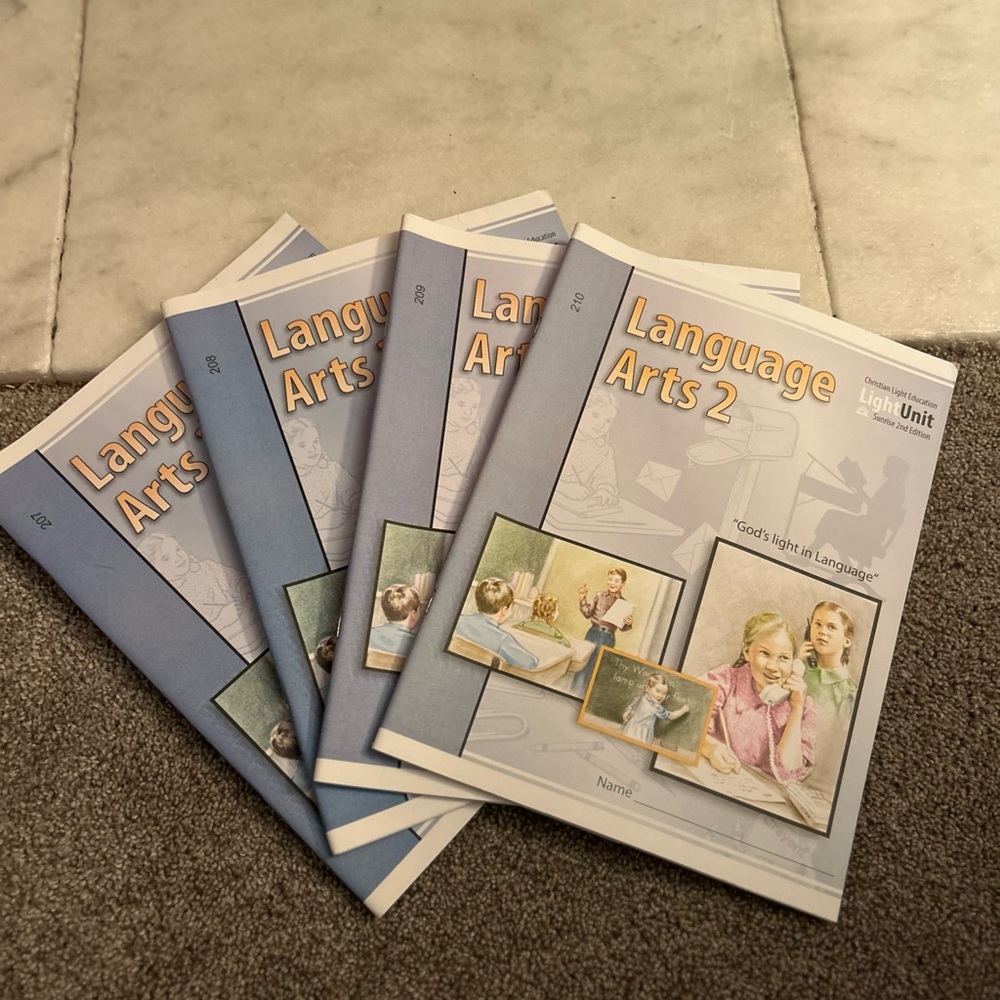 Christian Light Language Arts books